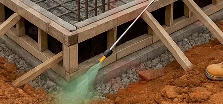Foundation Slab Termite Treatment in McMinnville